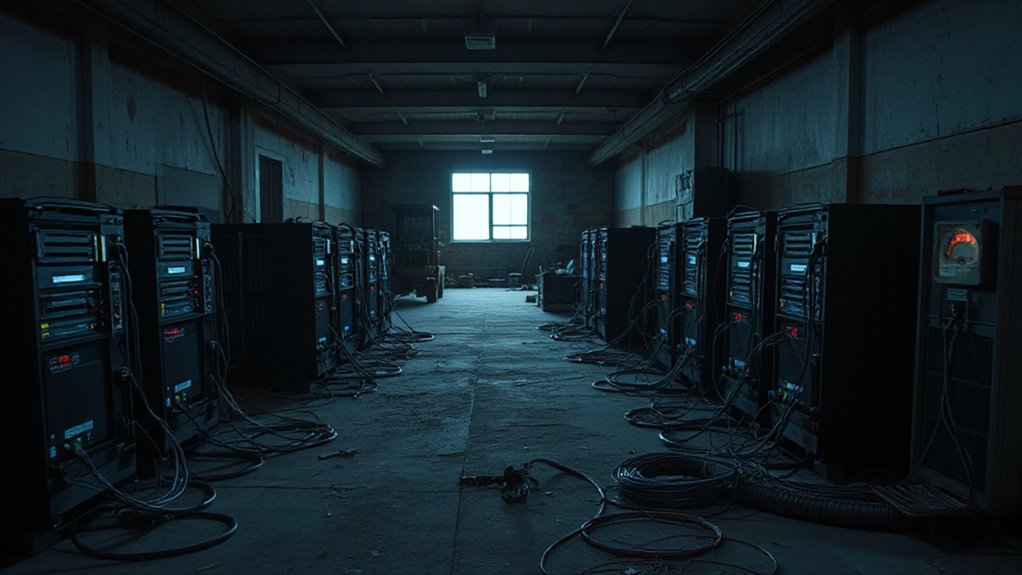 illegal crypto mine raid