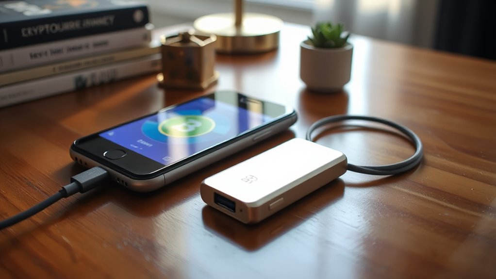 secure cryptocurrency storage device